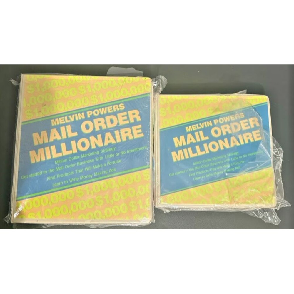 Melvin Powers Mail Order Millionaire Marketing Course Audio Cassettes Sealed-RAR